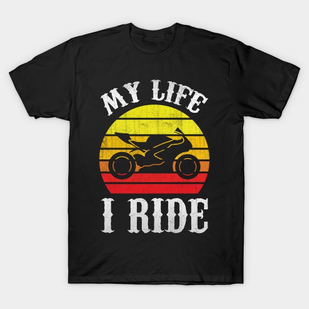 Biker Quote T-Shirt by CRE4TIX